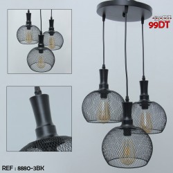 LUSTRE 8880/3 NOIR