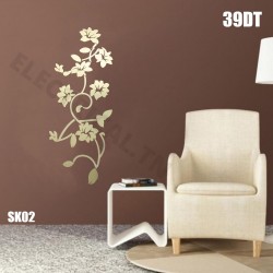 STICKERS MURAUX GOLD  SK 3154