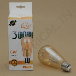 LAMPE FILAMENT ST64 6W 2700K