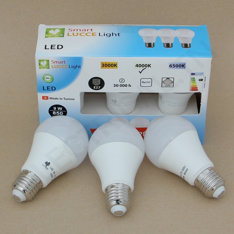 LAMPE LED 9W LUCCE 4000k