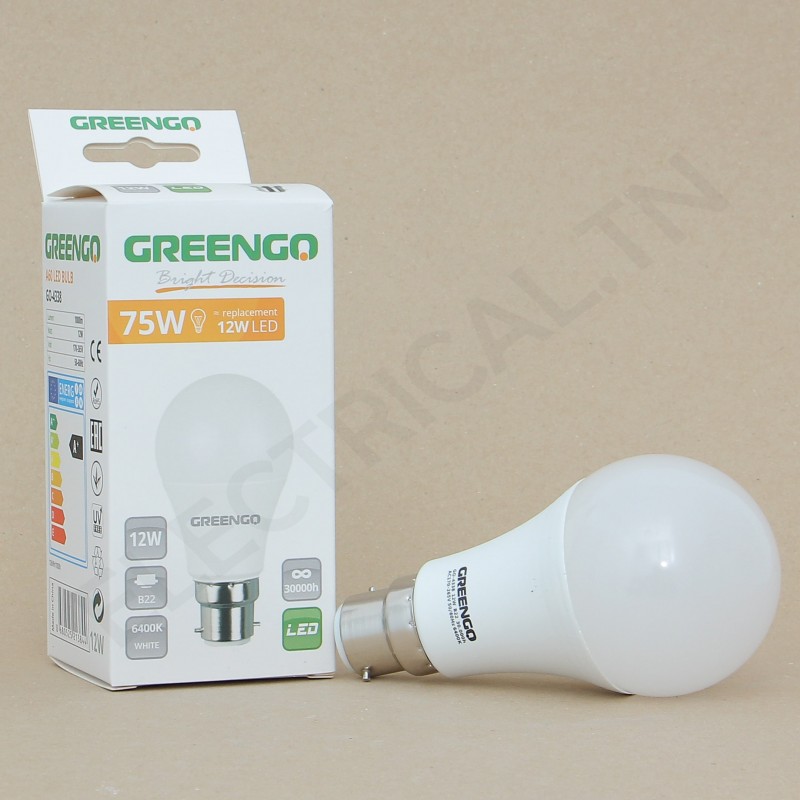 LAMPE LED 12W GREENGO B22