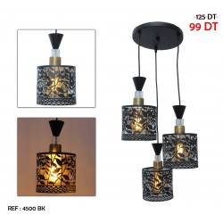 LUSTRE METALLIQUE 4500 NOIR