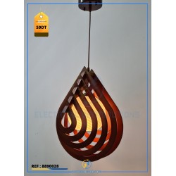 LUSTRE BOIS 89002 MARRON