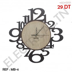 HORLOGE BOIS MB4