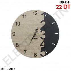 HORLOGE BOIS MB12