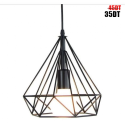 LUSTRE METALLIQUE 3587/1 NOIR